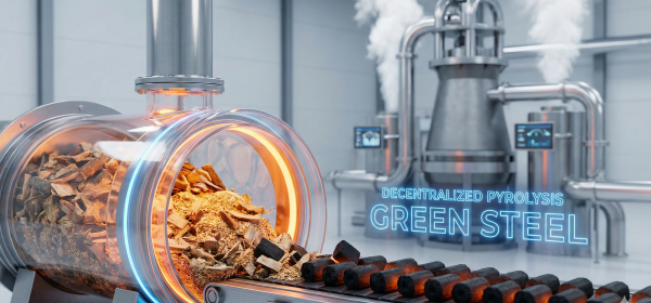 Opportunities thanks to industrial transformation: The closed value chain of CHAR Technologies, PyroGenesis, and BASF