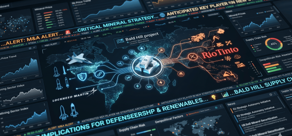 The Antimony Crisis: Antimony Resources at the Heart of Western Supply Security &ndash; How Lockheed Martin and Rio Tinto Are Responding